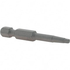 VEGA Industries - #1" Square Size Square Recess Bit - 1/4" Hex Drive, 1-15/16" OAL - Caliber Tooling