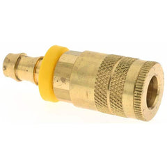 Parker - Pneumatic Hose Fittings & Couplings Type: Coupler Thread Type: Push-Lok Hose Barb - Caliber Tooling