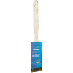 Krylon - 5/8" Angled Polyester Angular Brush - 2" Bristle Length, 2-1/4" Wood Sash Handle - Caliber Tooling