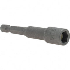 VEGA Industries - 5/16" Magnetic Nutsetter - 1/4" Hex Drive, 2-9/16" OAL - Caliber Tooling