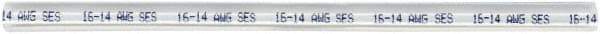 Value Collection - 6" Long, 2.5:1, Ionic Polymer Heat Shrink Electrical Tubing - Clear - Caliber Tooling