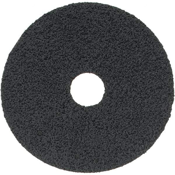 Value Collection - 4-1/2" Diam 7/8" Hole 36 Grit Fiber Disc - Very Coarse Grade, Zirconia Alumina, 13,000 Max RPM - Caliber Tooling