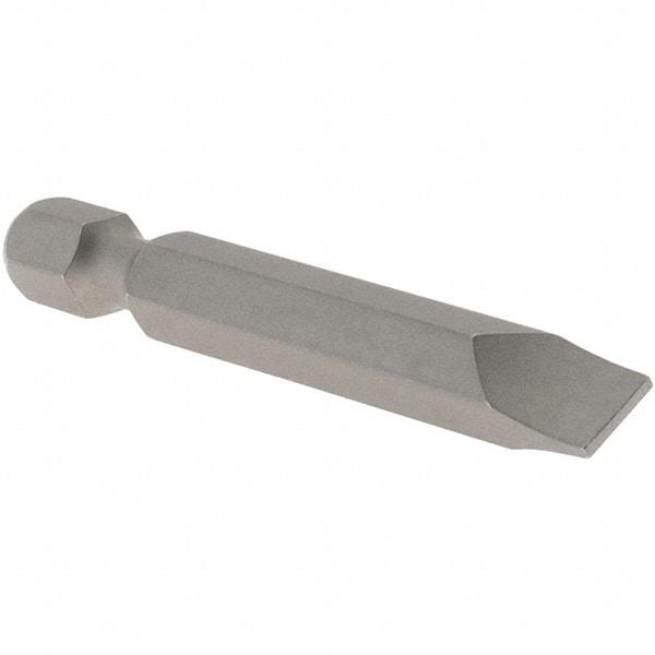 VEGA Industries - 1/4" Slotted Screwdriver Bit - 1/4" Hex Drive, 1-15/16" OAL - Caliber Tooling