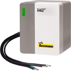 Cooper Bussmann - 1 Pole, 3 Phase, 10 kA Nominal Current, 4-1/8 Inch Long x 3-3/8 Inch Wide x 4-1/16 Inch Deep, Hardwired Surge Protector - Panel Mount, 4X, 200 kA Short Circuit Current, 120 V, 150 VAC Operating Voltage, 40 kA Surge Protection - Caliber Tooling