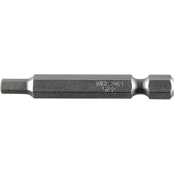 Wiha - 0.093" Power Bit - 1/4" Drive, 2" OAL - Caliber Tooling