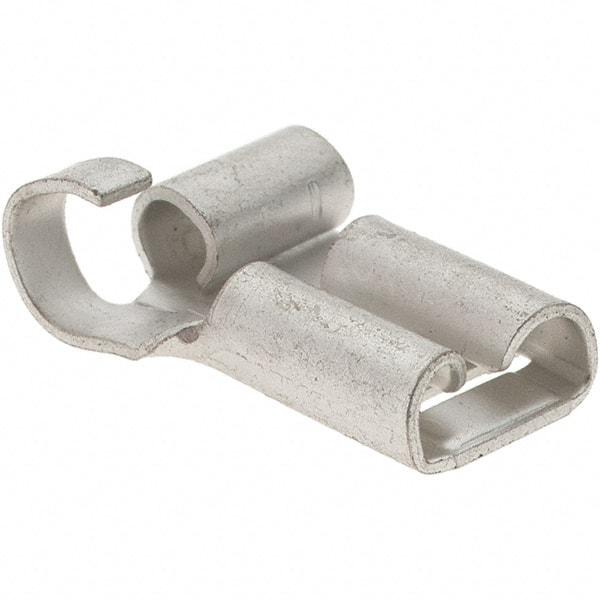 Value Collection - 16 to 14 AWG, Noninsulated, Female Wire Disconnect - 1/4" Wide Tab, Blue, RoHS Compliant - Caliber Tooling