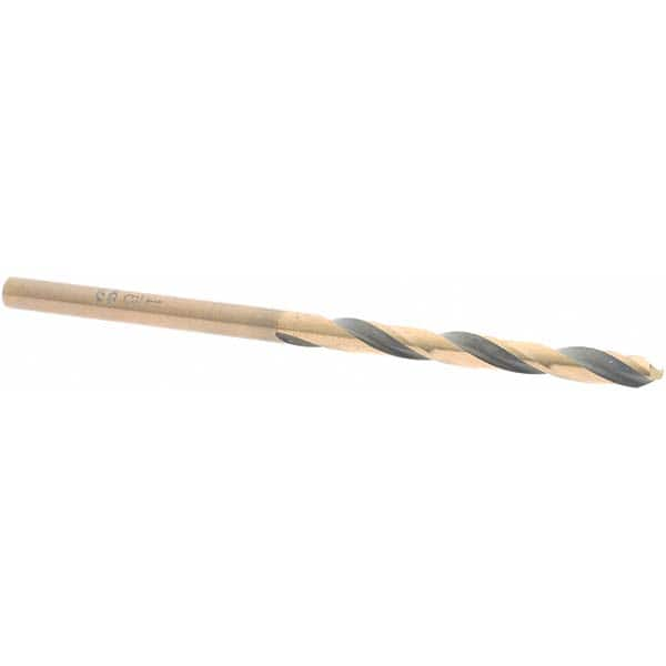 Made in USA - 1/8" High Speed Steel, 135° Point, Straight Shank Maintenance Drill Bit - Caliber Tooling