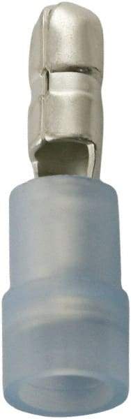 Value Collection - 16 to 14 AWG Double Crimp Bullet Connector - 0.177" Bullet Diam, Blue Nylon Insulation - Caliber Tooling