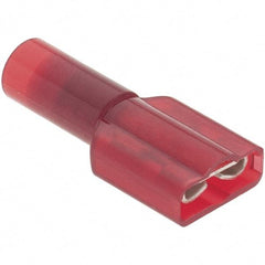 Value Collection - 22 to 18 AWG, Nylon, Fully Insulated, Female Wire Disconnect - 1/4" Wide Tab - Caliber Tooling