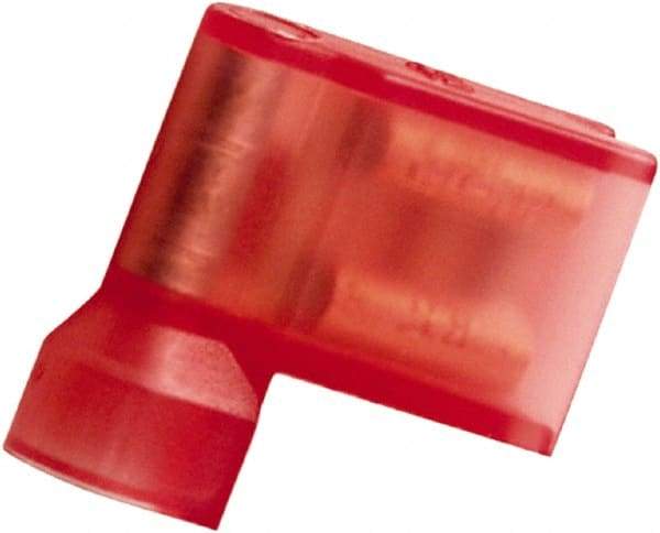 Value Collection - 22 to 18 AWG, Nylon, Partially Insulated, Female Wire Disconnect - 1/4" Wide Tab, Red, cUL Listed, RoHS Compliant, UL Listed - Caliber Tooling