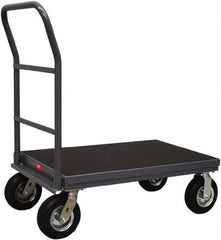 Jamco - 1,200 Lb Capacity Platform Truck - Steel Deck, 48" OAW, 12" Platform Height - Caliber Tooling