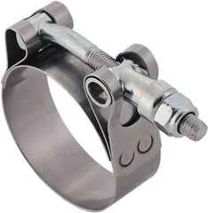 IDEAL TRIDON - 1.63 to 1.88" Hose, 3/4" Wide, T-Bolt Hose Clamp - 1.63 to 1.88" Diam, Stainless Steel - Caliber Tooling