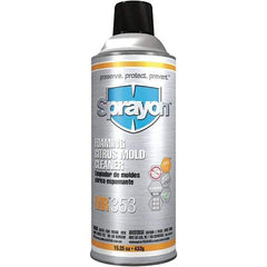 Sprayon - 15.25 Ounce Aerosol Can, White, Mold Cleaner - d-Limonene Composition - Caliber Tooling