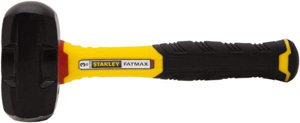 Stanley - 3 Lb Head, 10" Long Drilling Hammer - Steel Head, Fiberglass Handle - Caliber Tooling