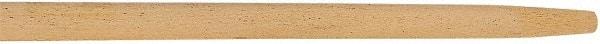 Rubbermaid - 60 x 1-1/8" Wood Handle for Push Brooms - Tapered Connection, Tan - Caliber Tooling