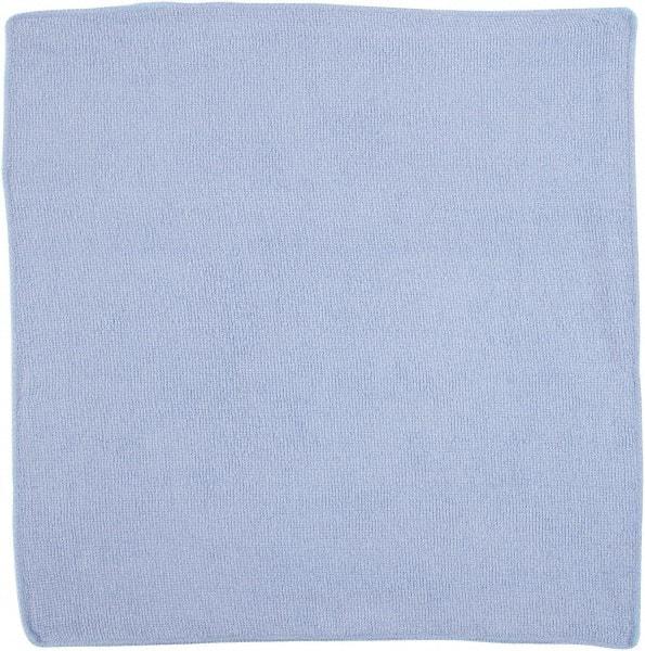 Rubbermaid - Dry Microfiber Wipes - 16" x 16" Sheet Size, Blue - Caliber Tooling