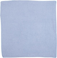 Rubbermaid - Dry Microfiber Wipes - 16" x 16" Sheet Size, Blue - Caliber Tooling