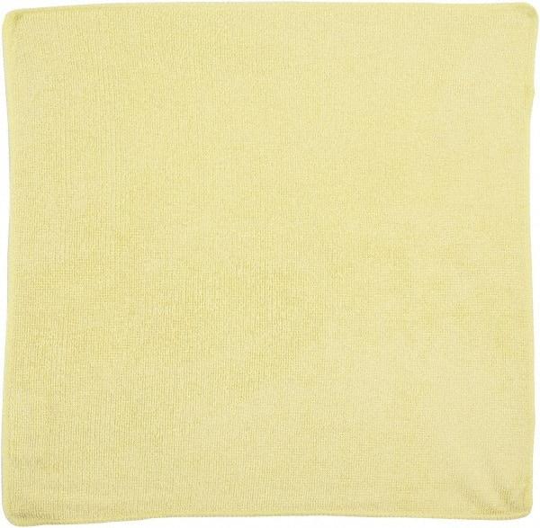 Rubbermaid - Dry Microfiber Wipes - 16" x 16" Sheet Size, Yellow - Caliber Tooling