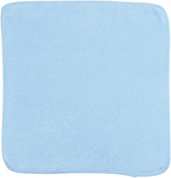 Rubbermaid - Dry Microfiber Wipes - 12" x 12" Sheet Size, Blue - Caliber Tooling