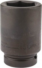 Proto - 1" Drive 50mm Deep Impact Socket - 6 Points, 4-1/4" OAL - Caliber Tooling