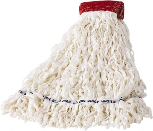 Rubbermaid - Red Head Band, Large Blended Fiber Loop End Mop Head - Use for Scrubbing/General Maintenance - Caliber Tooling