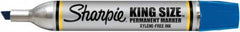 Sharpie - Blue Permanent Marker - Chisel Tip, AP Nontoxic Ink - Caliber Tooling