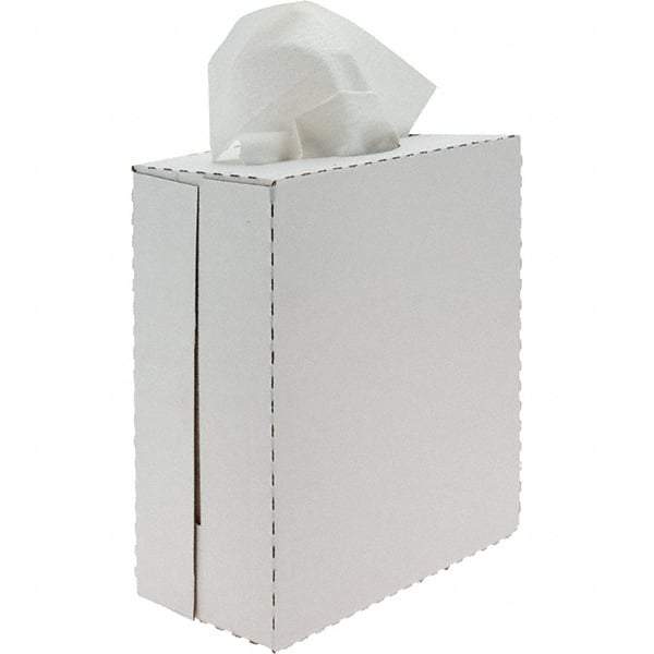 Made in USA - General Purpose Wipes - Jumbo Roll, 9-1/2" x 16-1/2" Sheet Size, White - Caliber Tooling