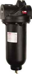 ARO/Ingersoll-Rand - 1-1/2" Port Coalescing Filter - Metal Bowl, Automatic Drain, 300 Max psi, 0.01 Micron Rating, 7.8" Long x 7-3/4" Wide x 18.52" High - Caliber Tooling