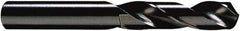 Hertel - 1-3/16" 118° Spiral Flute High Speed Steel Screw Machine Drill Bit - Oxide Finish, Right Hand Cut, 4-1/4" Flute Length, 6-5/8" OAL, Standard Point, Straight Shank - Caliber Tooling