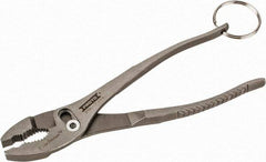 Proto - 8" OAL, 2-3/32" Jaw Length, 1-5/16" Jaw Width, Tethered, Slip Joint Pliers - 2 Positions, Slip Joint Head, Slip Joint Plier Tool - Caliber Tooling