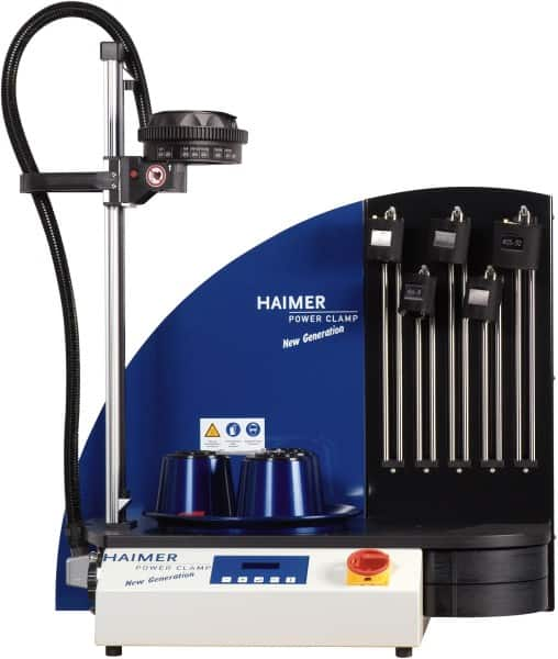 HAIMER - 1/8 to 1-1/4 Inch Shrinking Diameter Range with First Coil, Carbide and High Speed Steel Shrink Fit Unit - 1.77 Inch Wide, 22.4409 Inch High, 50.00mm Diameter with Second Coil, 400 to 480 Volts - Exact Industrial Supply