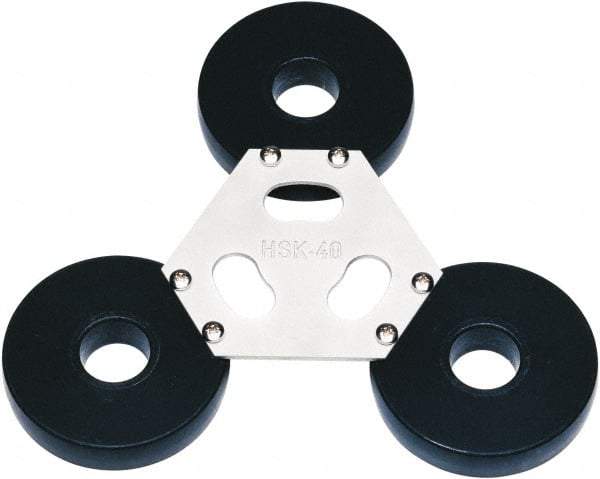 HAIMER - HSK50 Compatible Shrink-Fit 3 Tool Chuck Support - Compatible with 80.100.01, 80.100.01NG - Exact Industrial Supply