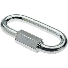 Value Collection - Zinc Steel Quick Link - 1/4" Diameter, 880 Lb Load Limit - Caliber Tooling