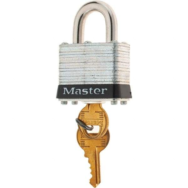 Master Lock - Padlocks Keyed: Keyed Alike Shackle Clearance: 3/4 (Inch) - Caliber Tooling