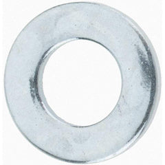 Value Collection - M6 Screw, Grade 12.9 Steel Standard Flat Washer - 6.7mm ID x 13mm OD, 1.6mm Thick, Zinc-Plated Finish - Caliber Tooling