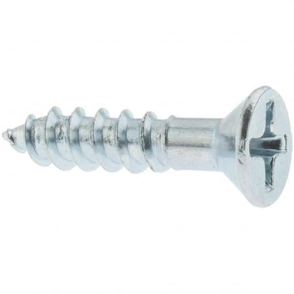 Value Collection - Sheet Metal Screws; System of Measurement: Inch ; Head Type: Flat ; Screw Size: #7 ; Length (Inch): 3/4 ; Drive Type: Phillips ; Material: Steel - Exact Industrial Supply