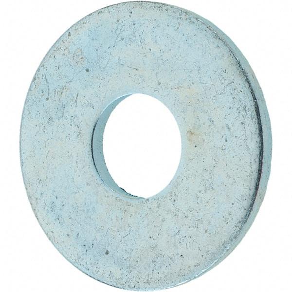 Value Collection - M8 Screw, Steel Fender Flat Washer - 8.4mm ID x 24mm OD, 2mm Thick, Zinc-Plated Finish - Caliber Tooling