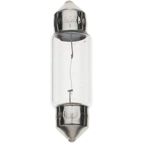 Import - 12 Volt, Incandescent Miniature & Specialty T3-1/4 Lamp - Festoon Cap Base - Caliber Tooling