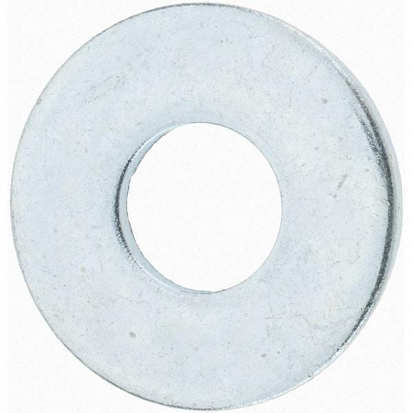 Value Collection - 1/2" Screw, Grade 8 Steel USS Flat Washer - 9/16" ID x 1-3/8" OD, 7/64" Thick, Zinc-Plated Finish - Caliber Tooling