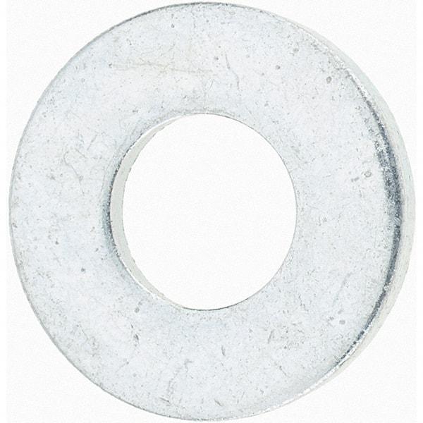 Value Collection - 1/4" Screw, Grade 8 Steel SAE Flat Washer - 9/32" ID x 5/8" OD, 1/16" Thick, Zinc-Plated Finish - Caliber Tooling