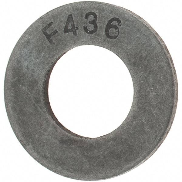 Value Collection - 7/16" Screw, Grade 8 Steel SAE Flat Washer - 15/32" ID x 59/64" OD, Plain Finish - Caliber Tooling