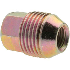 Value Collection - M12-1.5 Zinc Finish External Thread Wheel Nut - 19mm Hex, 31mm Overall Length, 60° Seat Angle - Caliber Tooling