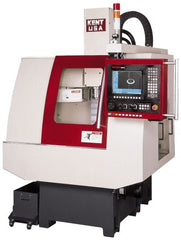 CNC Milling Machine: Anilam CT40 Taper, 17.8″ Longitudinal Travel, 13.8″ Cross Travel, 10 hp