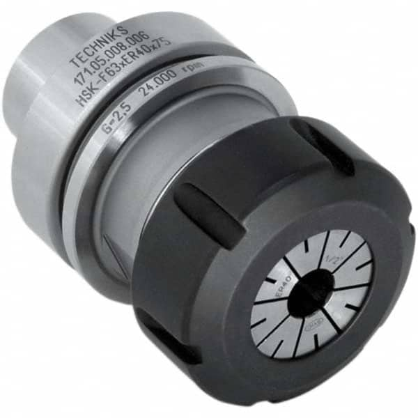 Techniks - Collet Chucks Collet System: ER Collet Series: ER40 - Exact Industrial Supply