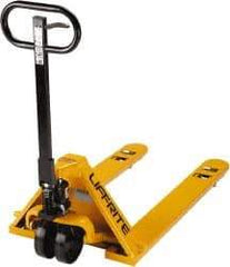 Lift-Rite - 5,000 Lb Capacity, 6-3/4" Lift Industrial Pallet Truck - 2" Min Lift Height, 48" Fork Length x 6" Fork Width, 27" Overall Width - Caliber Tooling