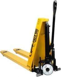 Lift-Rite - 3,000 Lb Capacity, 31-1/2" Lift Industrial Pallet Truck - 3-1/4" Min Lift Height, 48" Fork Length x 7" Fork Width, 20-1/2" Overall Width - Caliber Tooling