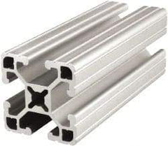 80/20 Inc. - 145 Inches Long x 1-1/2 Inches Wide x 1-1/2 Inches High, T Slotted Aluminum Extrusion - 0.7938 Square Inches, Clear Anodized Finish - Caliber Tooling