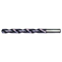 #47 RHS / RHC HSS-CO 8% (M42) 135 Degree Split Point Heavy Duty Cobalt Drill - TiAlN - Exact Industrial Supply