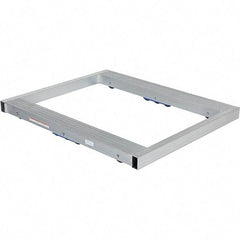 Vestil - 8,000 Lb Capacity Aluminum Pallet Dolly - 48" Long x 40" Wide x 4-1/4" High, 3" Wheels - Caliber Tooling