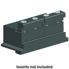 Kennametal - Tool Block Style A2TEN, 32mm Blade Height, 110mm OAL, 49mm OAH, Indexable Cutoff Blade Tool Block - 25mm Shank Height, 20mm Shank Width, Reversible, Series A2 Cut-Off - Caliber Tooling